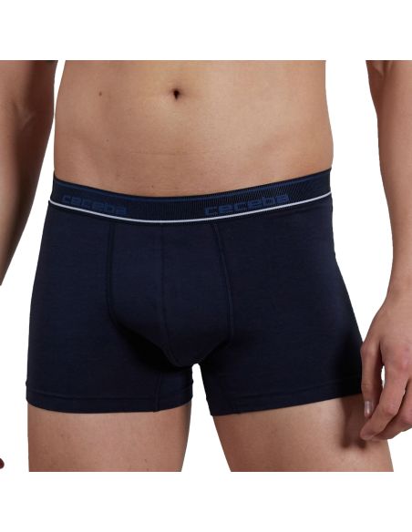 CECEBA Bamboe Boxers Basic 2Pack Blauw