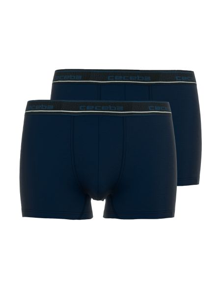 CECEBA Bamboe Boxers Basic 2Pack Blauw