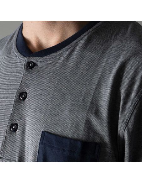 CECEBA Pyjamaset Kort 1Pack Blauw