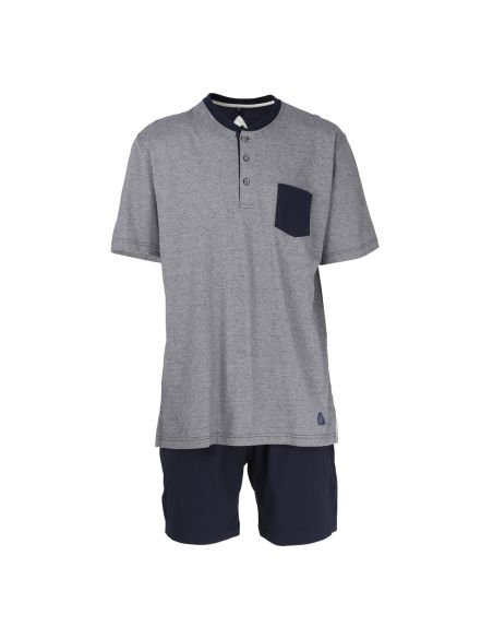 CECEBA Pyjamaset Kort 1Pack Blauw