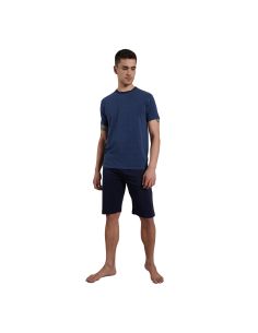CECEBA Bamboe Pyjamaset Kort 1Pack Gestreept Blauw 2