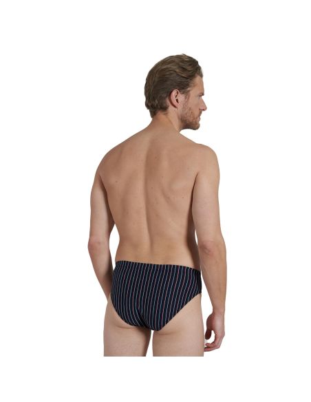 CECEBA Heren Slip 3pack Blauw Gestreept/effen