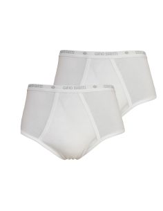 Gino Santi Heren Classic Maxi Slip 2Pack Wit