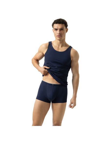 MEY Heren Shorty Dry Cotton Yacht Blue 46021