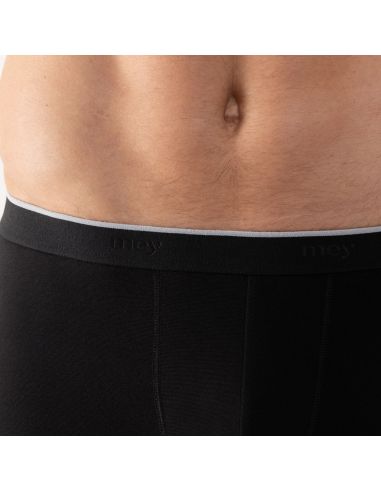 MEY Heren Shorty Dry Cotton Zwart 46009