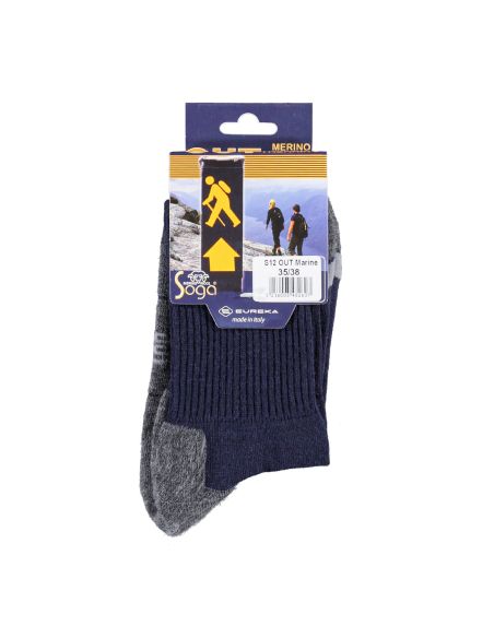 Soga S12 Merino Wollen wandel sokken Navy