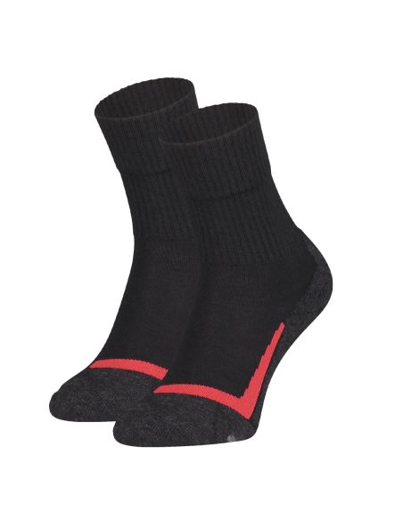 Soga S12 Merino Wollen wandel sokken Zwart