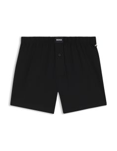 Hugo Boss Heren Jersey Boxer 2Pack Zwart