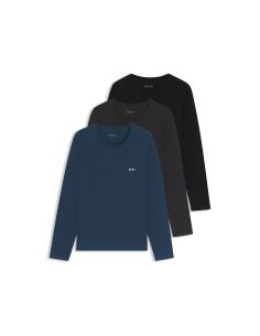 Hugo Boss Heren T-Shirt lange mouw 3Pack Classic 965