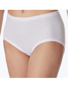 Schiesser Dames Maxi 2pack Rib Wit 2