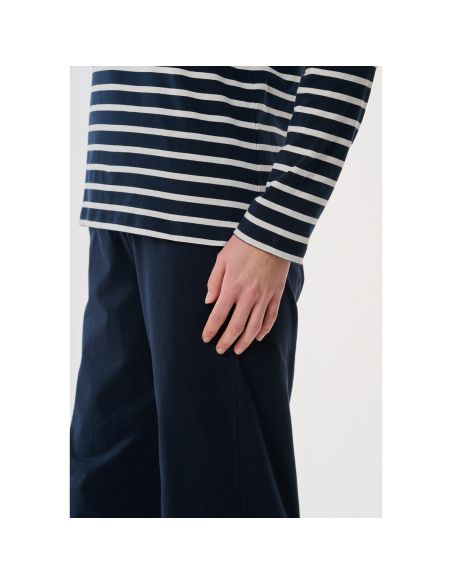 Schiesser Dames Pyjama Lang Nightblue