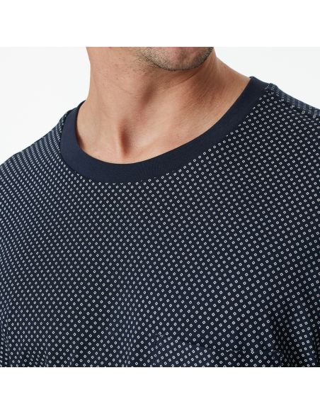 Schiesser Heren Pyjama Lang Nightblue