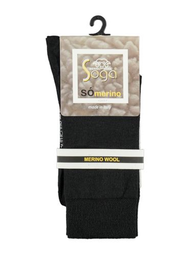 Soga S15 SóMerino Sokken Soga Zwart