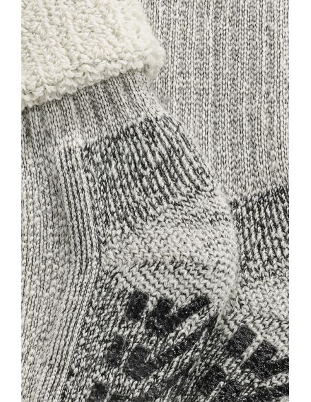 Soga S04 ABS Anti Slip Merino Sokken Heavy Grijs