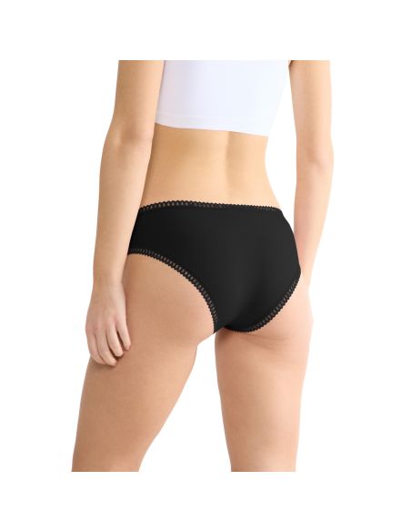 Sloggi Go Crush Hipster C3P 3+3 6Pack Zwart