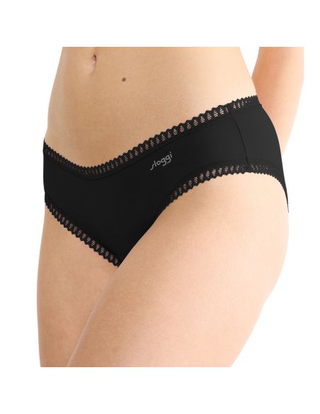 Sloggi Go Crush Hipster C3P 3+3 6Pack Zwart