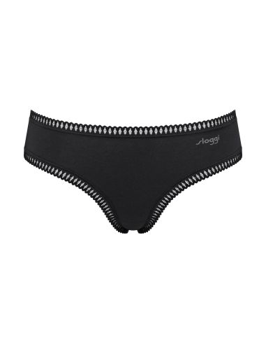 Sloggi Go Crush Hipster C3P 3+3 6Pack Zwart