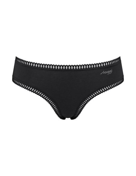 Sloggi Go Crush Hipster C3P 3+3 6Pack Zwart