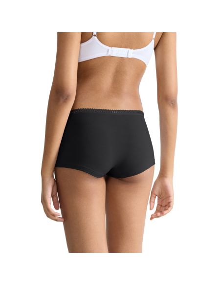 Sloggi Go Crush Short C3P 3+3 6Pack Zwart