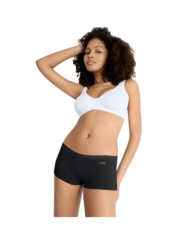 Sloggi Go Crush Short C3P 3+3 6Pack Zwart