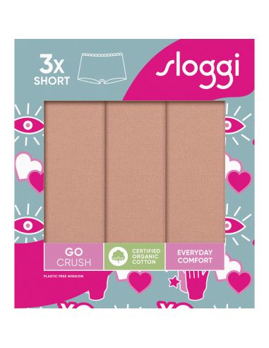 Sloggi Go Crush Short C3P Beige