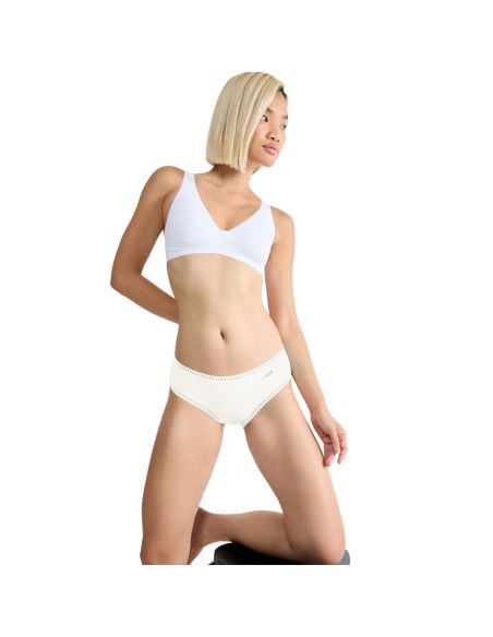 Sloggi Go Crush Hipster C3P Ivoor