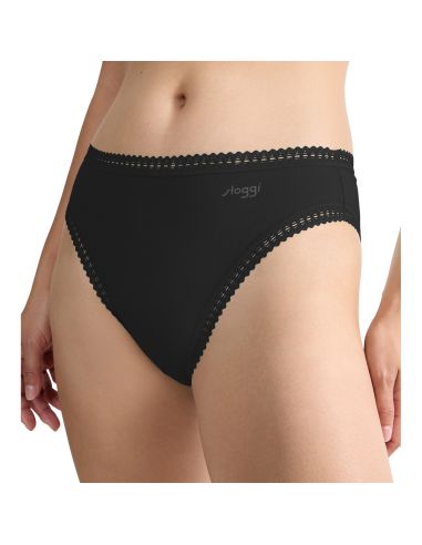 Sloggi Go Crush High Leg C3P Zwart
