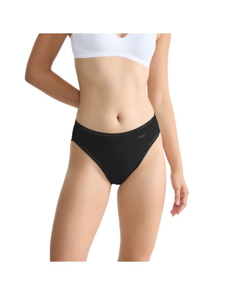 Sloggi Go Crush High Leg C3P Zwart