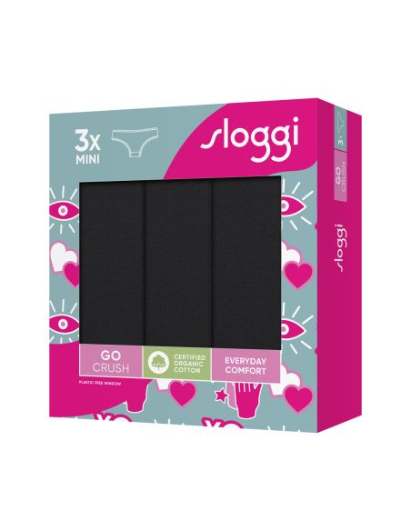 Sloggi Go Crush Mini C3P Zwart