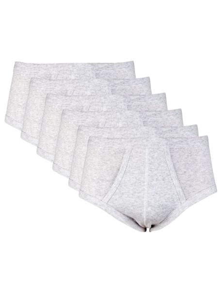 Beeren Heren slip met gulp M3000 6Pack Grijs