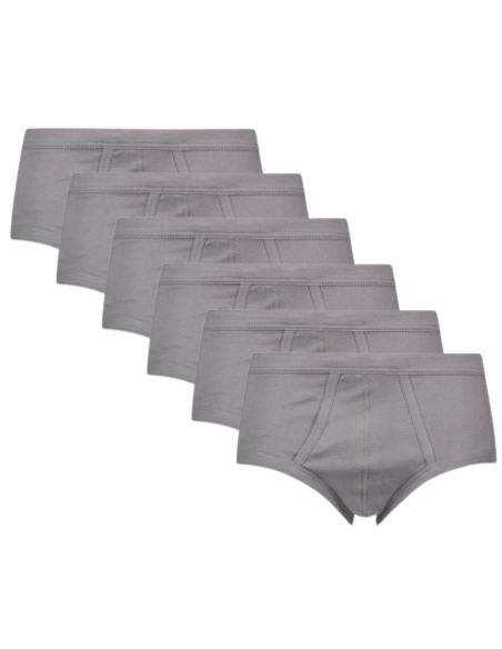 Beeren Heren slip met gulp M3000 6Pack Donker Grijs