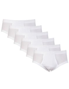 Beeren heren slip met gulp 6Pack Wit