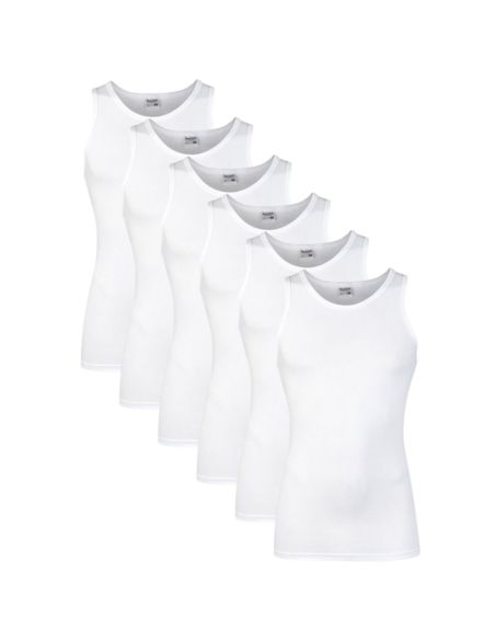Beeren Heren singlet Comfort Feeling 6Pack Wit