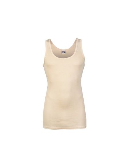 Beeren Heren singlet M3000 6Pack Beige