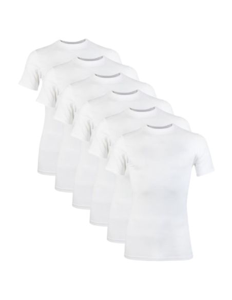 Beeren Heren T-shirt K.M. Comfort Feeling 6Pack Wit