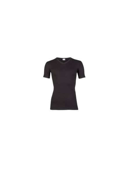 Beeren Heren T-shirt V-hals en K.M. M3000 6Pack Zwart