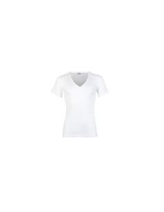 Beeren Heren T-shirt met diepe V-hals M3000 6Pack Wit 2