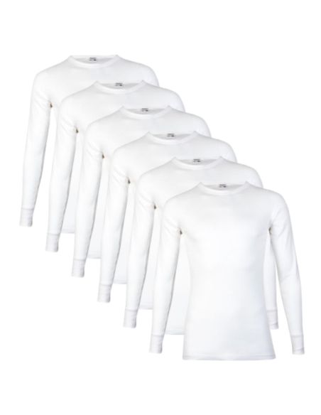Beeren Heren T-shirt L.M. M3000 6Pack Wit