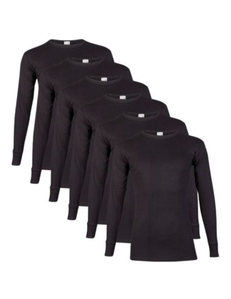 Beeren Heren T-shirt L.M. M3000 6Pack Zwart