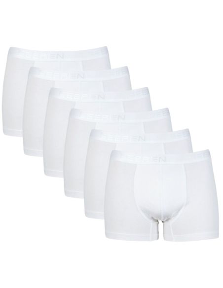 Beeren Heren boxershort Rolf 6Pack Wit