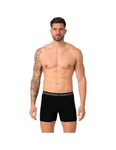 MuchachoMalo Heren Boxershorts Microfibre 2Pack Zwart 2