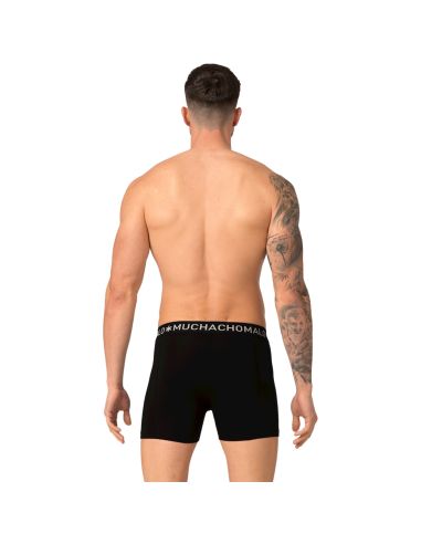 MuchachoMalo Heren Boxershorts Microfibre 2Pack Zwart