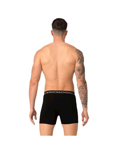 MuchachoMalo Heren Boxershorts Microfibre 2Pack Zwart