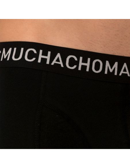 MuchachoMalo Heren Boxershorts Microfibre 2Pack Zwart