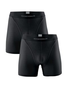 MuchachoMalo Heren Boxershorts Pima Cotton 2Pack Zwart