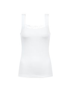 MEY Dames Hemd met kant Luise Wit 45112