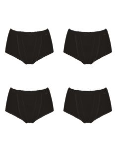 Sloggi Control Maxi 4 pack Zwart 3+1 Gratis