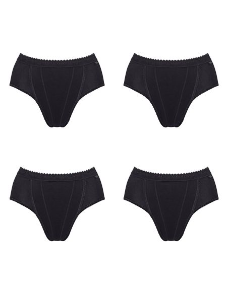 Sloggi Control Tai 4 pack Zwart 3+1 Gratis