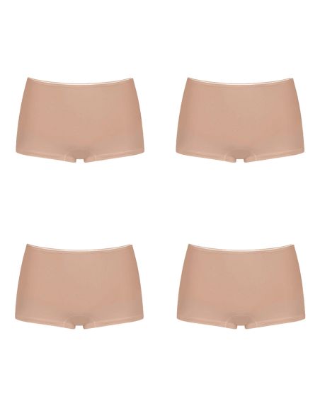 Sloggi Feel Sensational Short 02 4 pack Huid 3+1 Gratis