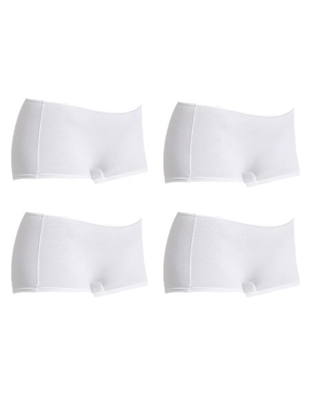 Sloggi Feel Sensational Short 02 4 pack Wit 3+1 Gratis